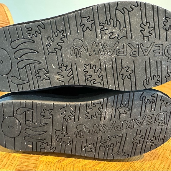 Bear paw Black Suede Boots with Buckle - Picture 6 of 6